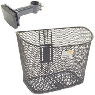 Cesta de bicicleta Toscana por 19 litros de negro