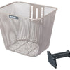 Basil Bicycle Basket Bilbao con montaggio fisso 26 x 22 x 27 cm nero