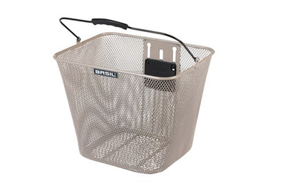 Basil Bicicleta Basket Bilbao KF Fijación 26 x 22 x 27 cm Metálico desnudo