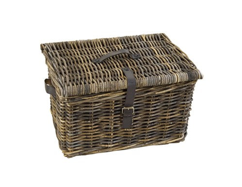 Dren V-aged Mand L With Lid 43x33x23 Brown