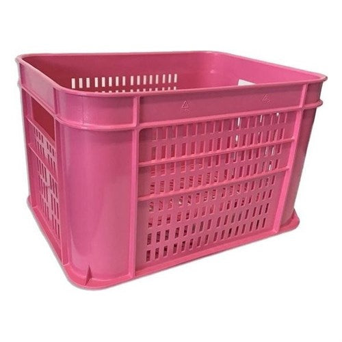 PVC Krat Medium rosa 40x30x25