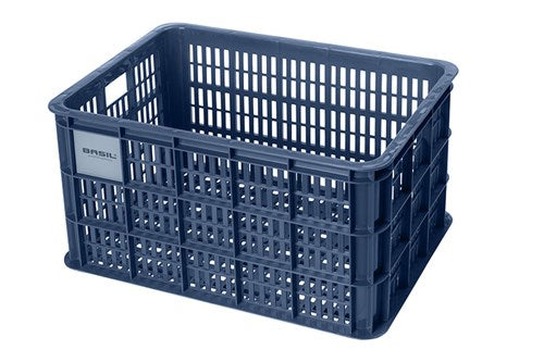 Basil Fietskrat L - Large - 40 litri - Blu