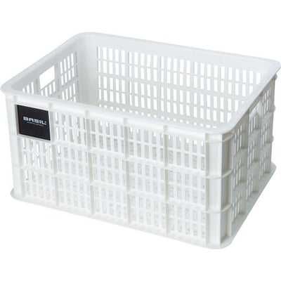 Basil PVC Krat Groot 40L White 21162 21098 Blanco brillante