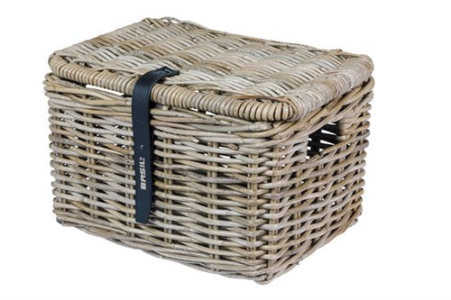 Basil Bicycle cestino dax piccolo grigio con coperchio