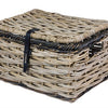 Basil Bicycle Basket Dijon Large con macello di nero