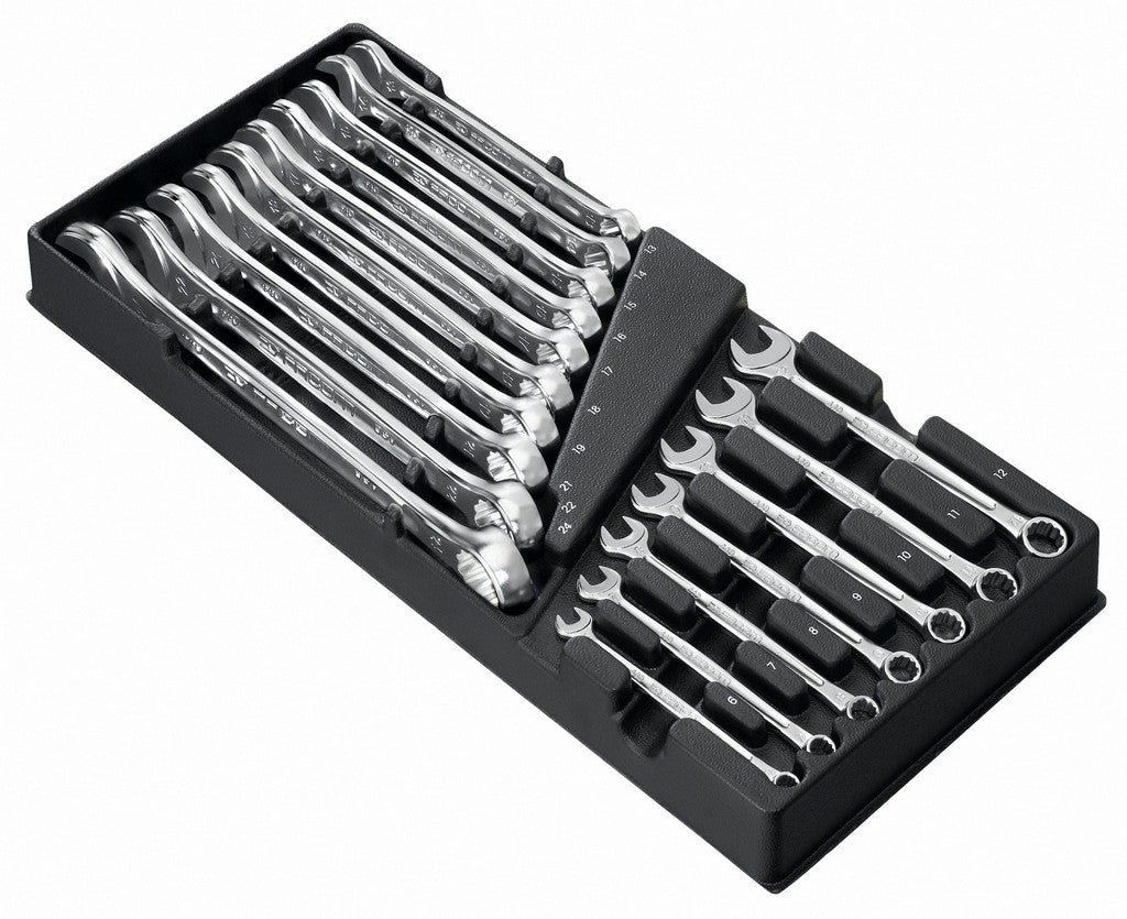 Facom module met 17 ringsteeksleutels met ogv-profiel - mod.440-1xl