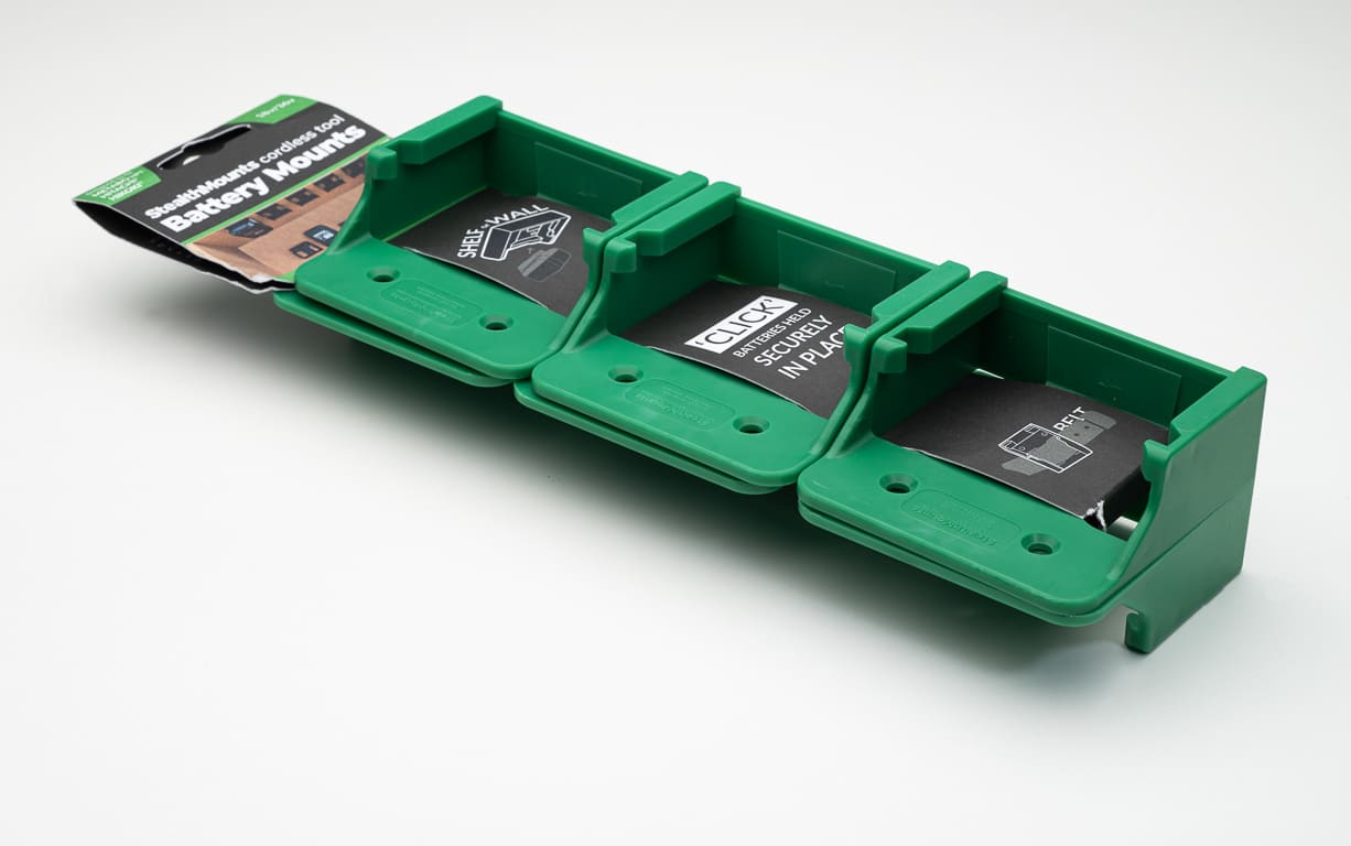 Portabatteria Stealthmounts BM-MHH18-GRN-6 per Hikoki Hitachi 18V 36V | verde | Confezione da 6 - bm-mhh18-grn-6