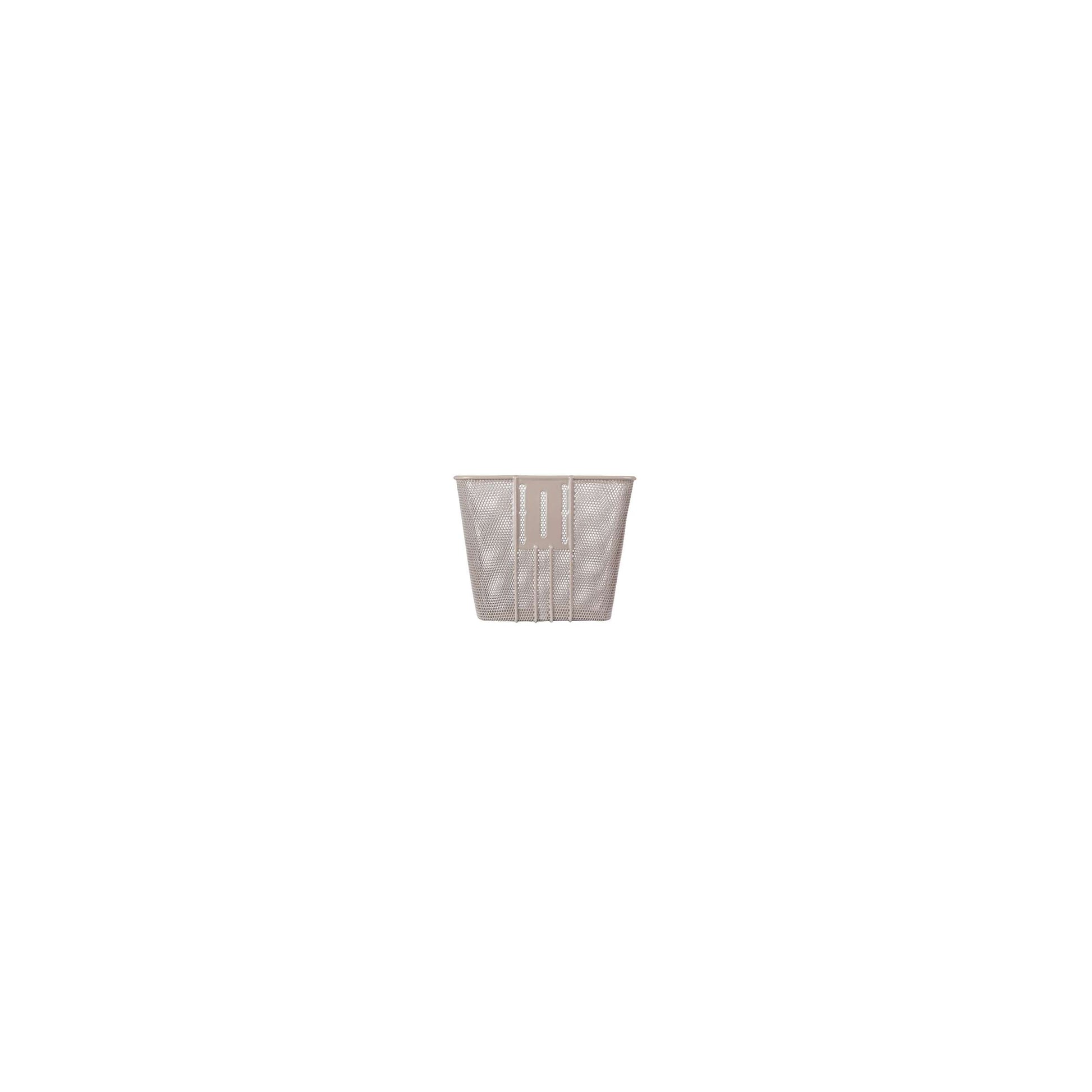 Basil Bicycle Basket Bilbao con montaggio fisso 26 x 22 x 27 cm nero