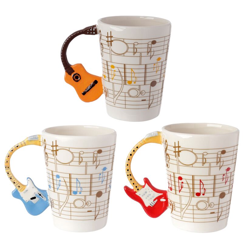 Ted Smith Muziekblad Guitar - Formata tazza in ceramica