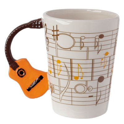 Ted Smith Muziekblad Guitar - Formata tazza in ceramica