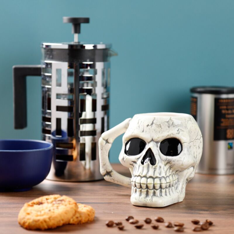 Old Skull Form ha formato tazza in ceramica