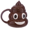 Tazza in ceramica a forma di Turd emotiva con coperchio