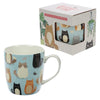 Tazza di porcellana di gatto fine fine