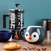 Penguin Adoramals Formado Taza de cerámica