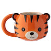 Adoramals Tiger formado Taza de cerámica