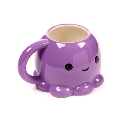 Adoramals polpo formava tazza in ceramica