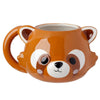 Taza de cerámica formada por el panda rojo de Adoramal