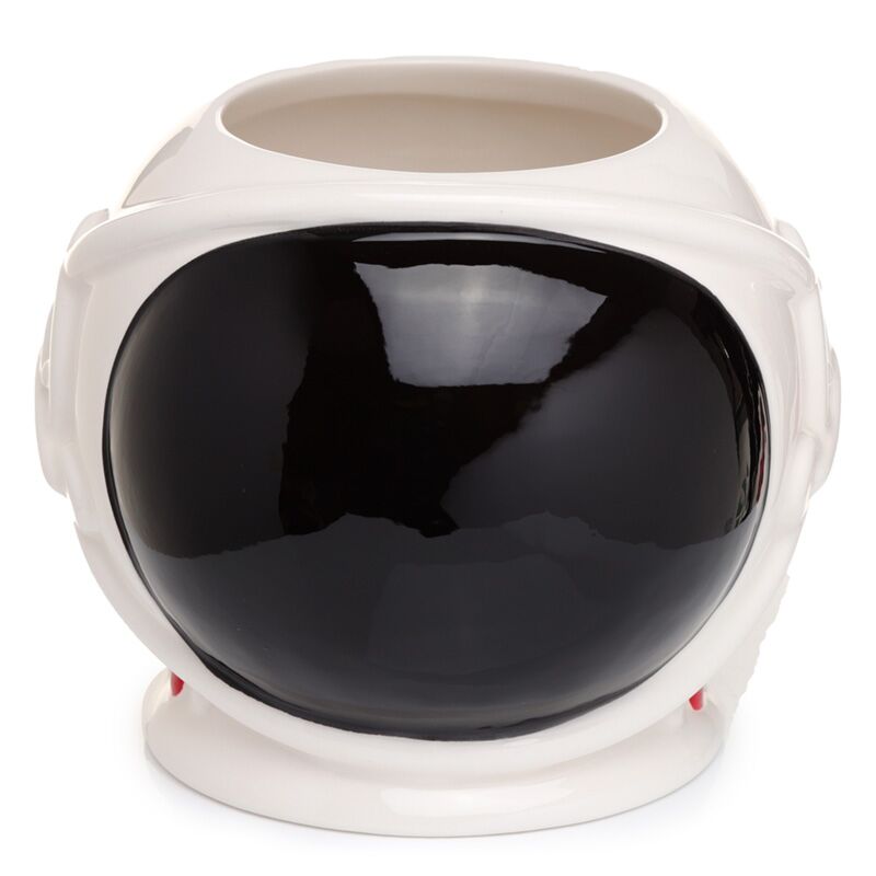 Casco da viaggio spaziale per astronauti formava tazza in ceramica