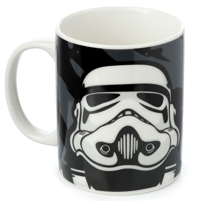 La taza de porcelana negra de Stormtrooper original