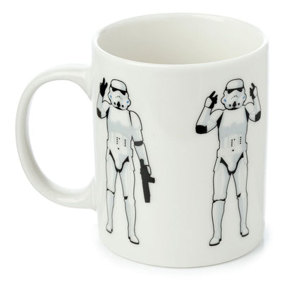 La taza original de porcelana blanca de tormentauttrooper