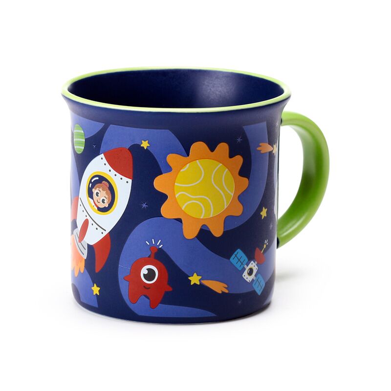 Tazza in porcellana con bordo sottile, astronauta cadetto spaziale