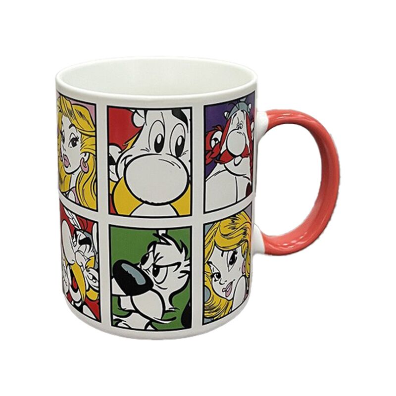 Tazza in porcellana con ritratti di Asterix