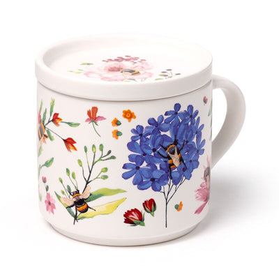 Taza de porcelana de Nectar Meadows con cubierta de montaña