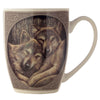 Lisa Parker Faithous Wolf Friend Porcelana Mok