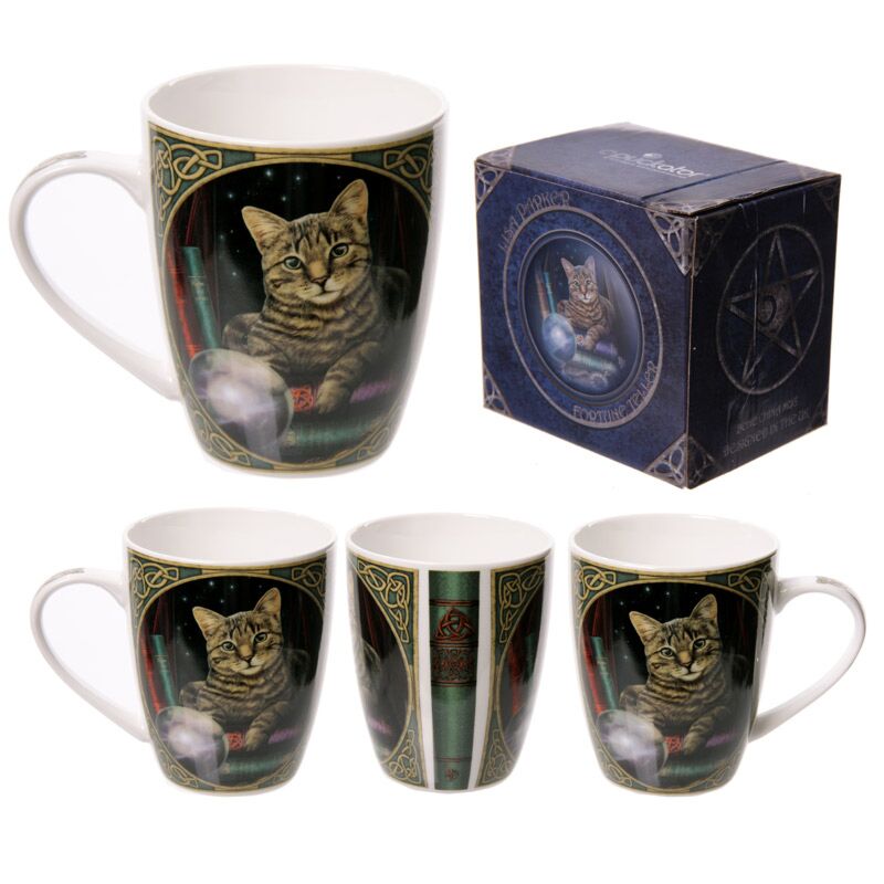 Taza de porcelana de Lisa Parker Fortune Kat