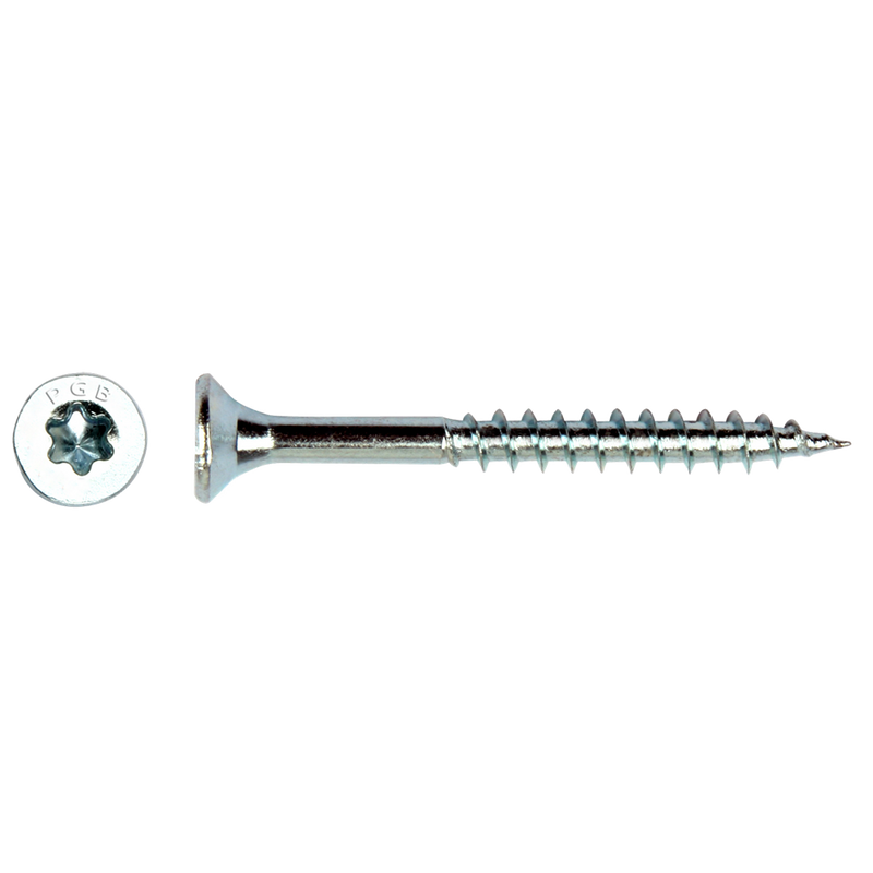 Pgb-fasteners spaanplaatschroef vzk-t deeldraad snijpunt verzonken kop ø3,0x25 zn tx10 | 200 st | pgwvtg001003000253