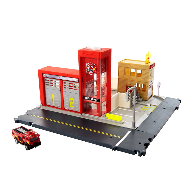 Matchbox Action Driver Fire Department Rescue Speet Set