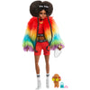 Mattel Extra Doll 1 Rainbow Coat with Poodle