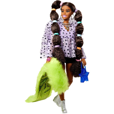 Mattel Extra Doll 7 Top Furry Shrug con Pet Pomerani
