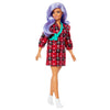 Mattel Fashionistas Doll 157 Red Ploid Dress