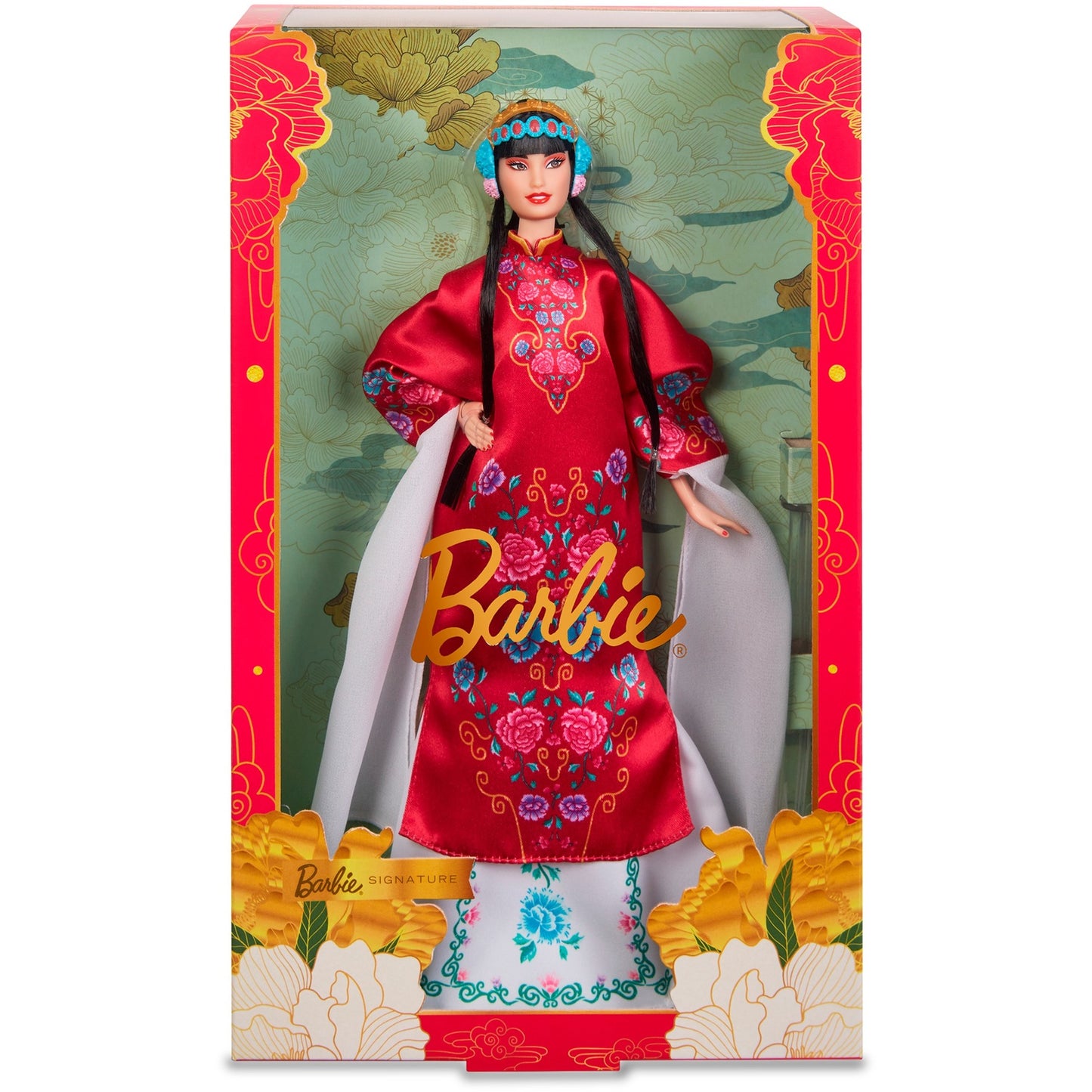 Mattel Signature Lunar Capodanno Pop in Red Floral Gewa