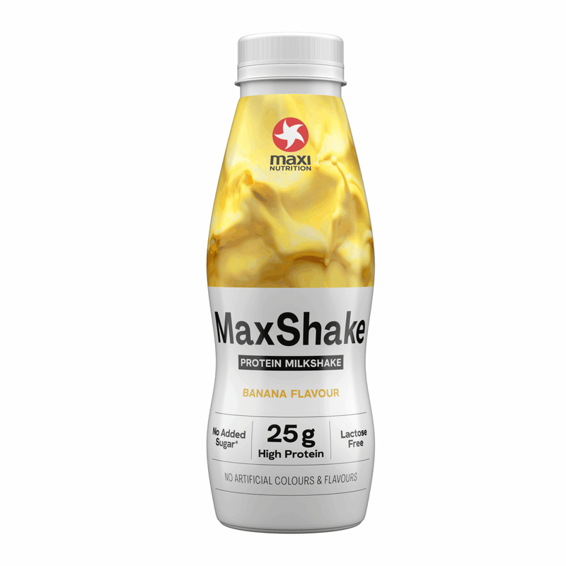 Maxi nutrición maxinutrition maxshake batido de proteínas plátano (12x 330ml)