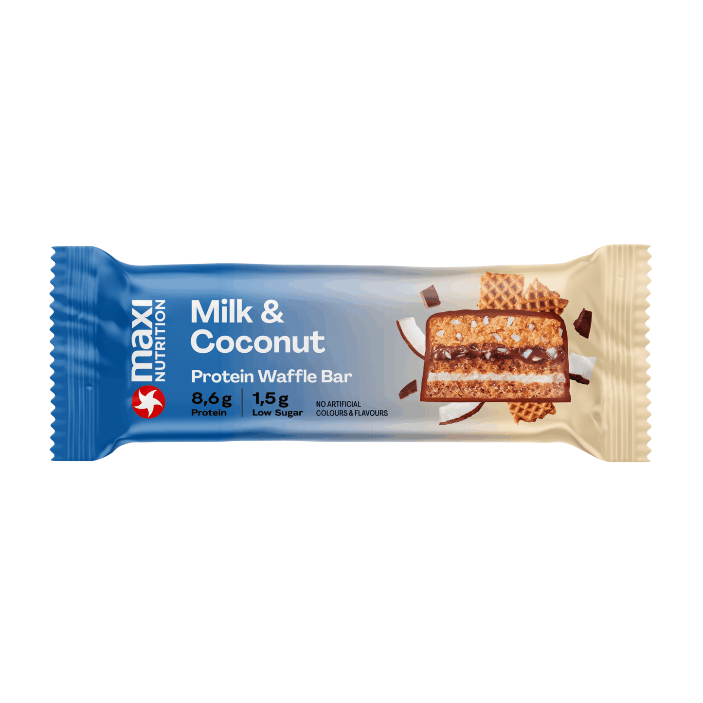 Maxi Nutrition Maxinutrition Waffle Bar Latte Cocco (12x 40g)