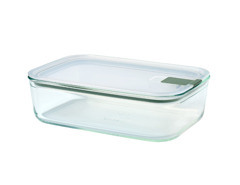Caja de limpieza de vidrio Mepal Easyclip Nordic Sage 1500 ml