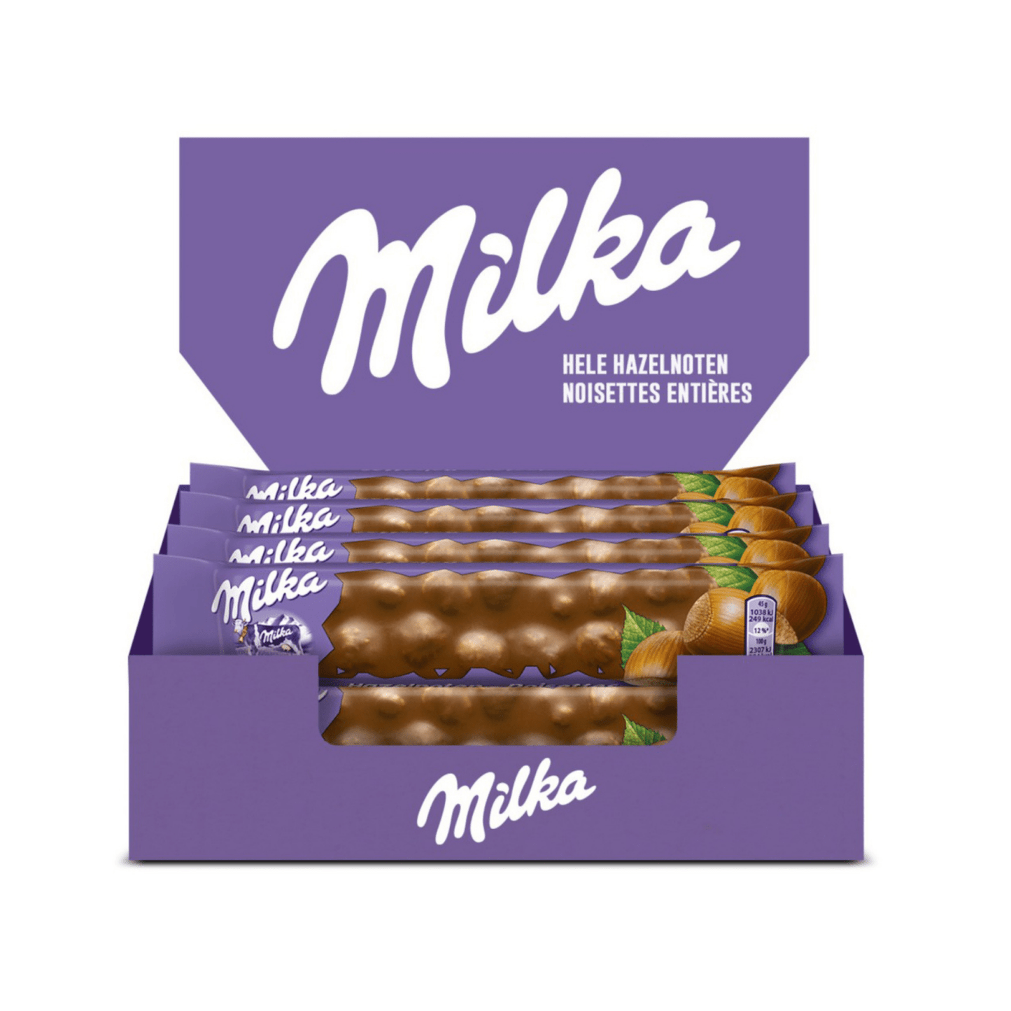 Barra Milka avellana (30x45gr)