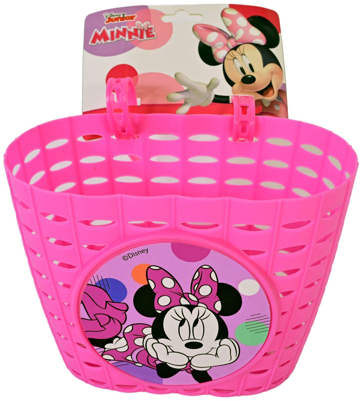 Cestino Disney in PVC minnie mouse rosa