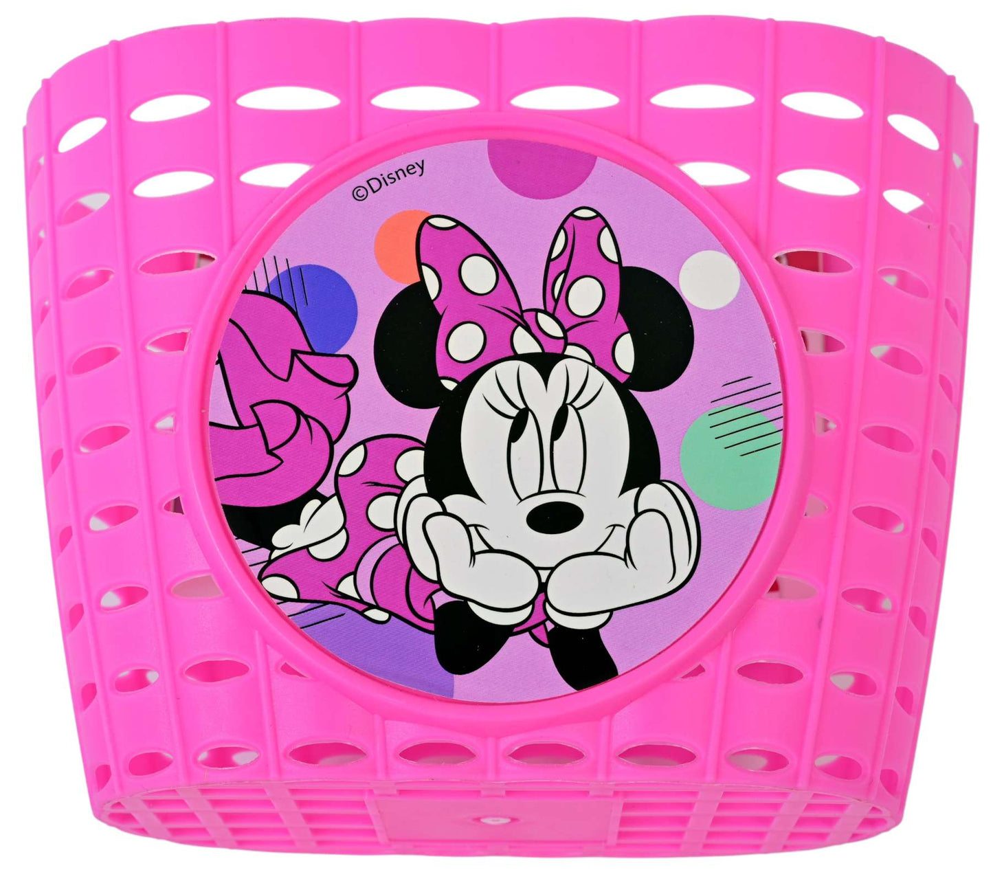 Cestino Disney in PVC minnie mouse rosa