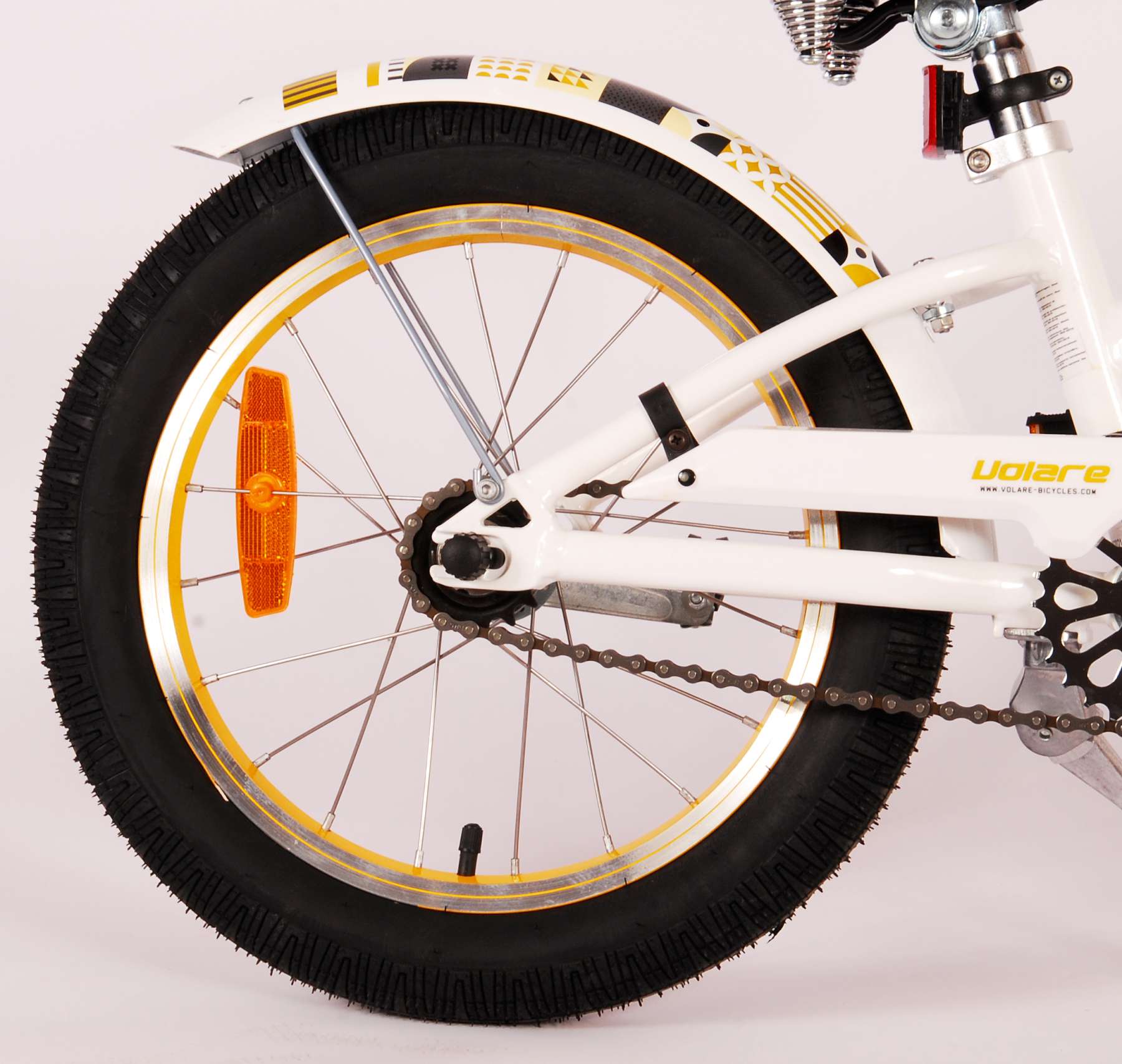 Bicycle per bambini di Miracle Miracle Cruiser - Girls - 16 pollici - White - Prime Collection