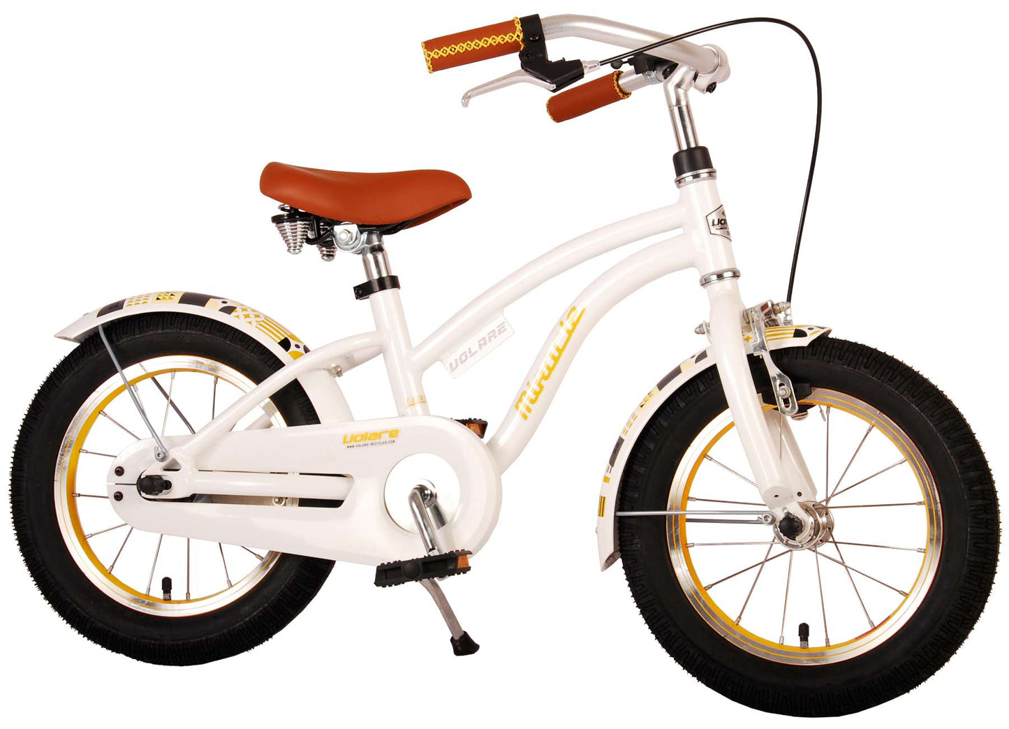 Bicycle per bambini Miracle Miracle - Girls - 14 pollici - White - Prime Collection