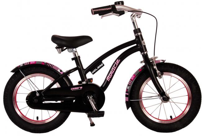 Bicycle per bambini Miracle Miracle - Girls - 14 pollici - Matt Black - Prime Collection