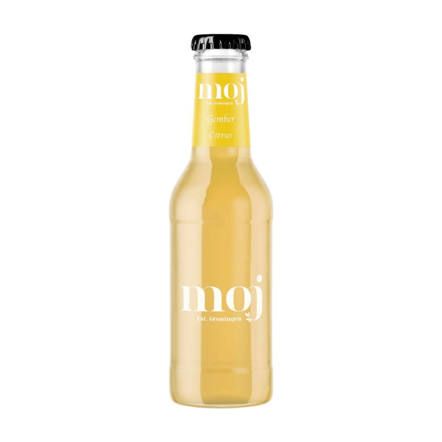 Moj botella de vidrio de limonada orgánica de jengibre y cítricos (12x 0,2 litros)