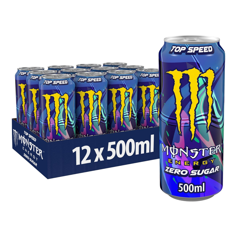 Lattina di zucchero zero Monster Energy Lewis Hamilton (12x 0,5 litri)