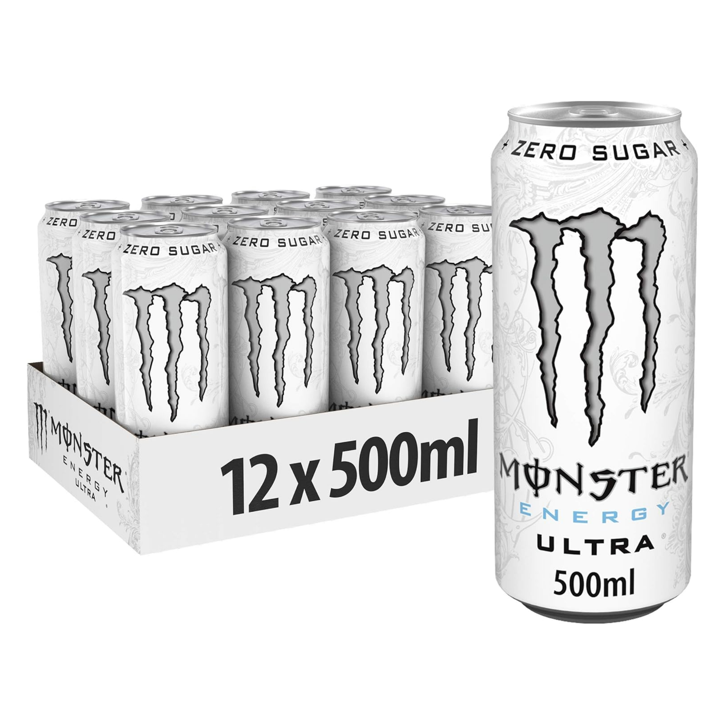 Blik Monster Energy ultra blanco (12x 500ml)