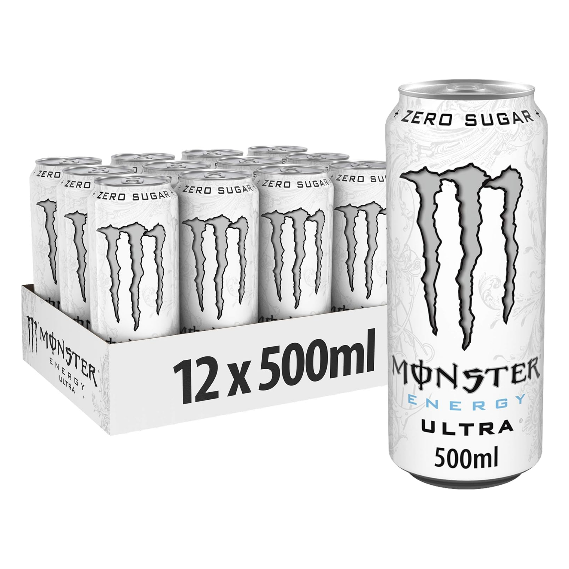 Blik Monster Energy ultra blanco (12x 500ml)