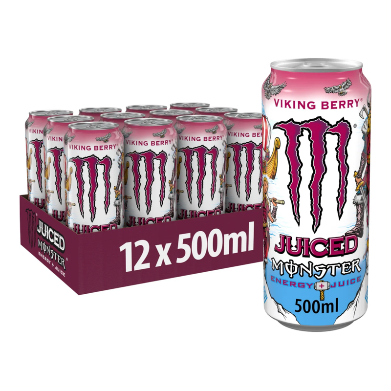 Lata de bayas vikingas de Monster Juice (12x 500ml)