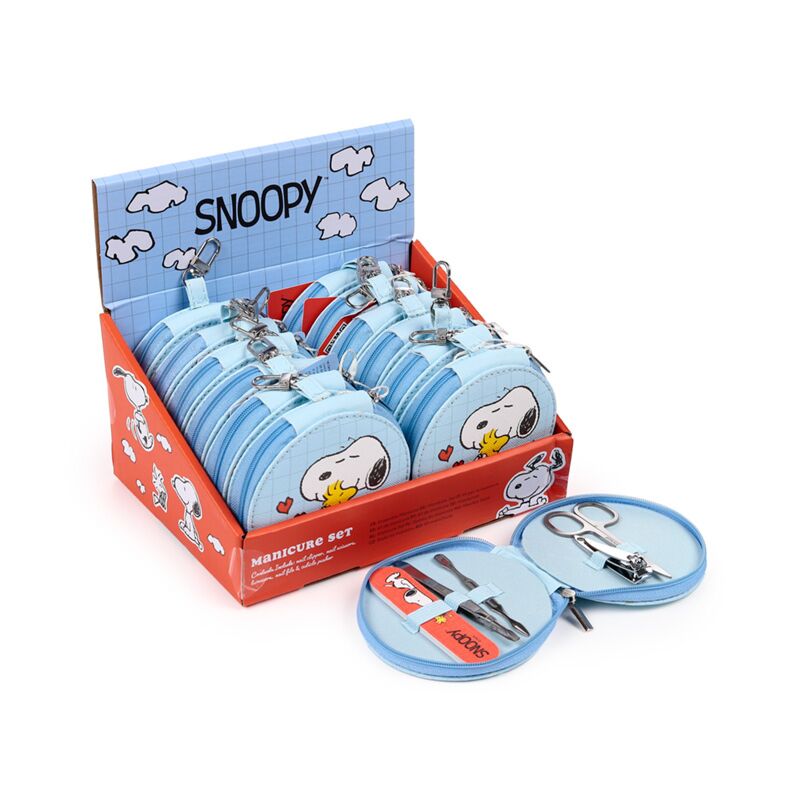 Set manicure Peanuts Snoopy Woodstock da 5 pezzi